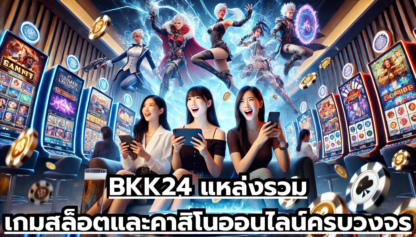 BKK24 แหล่งรวมเกมสล็อตและคาสิโนออนไลน์ครบวงจร