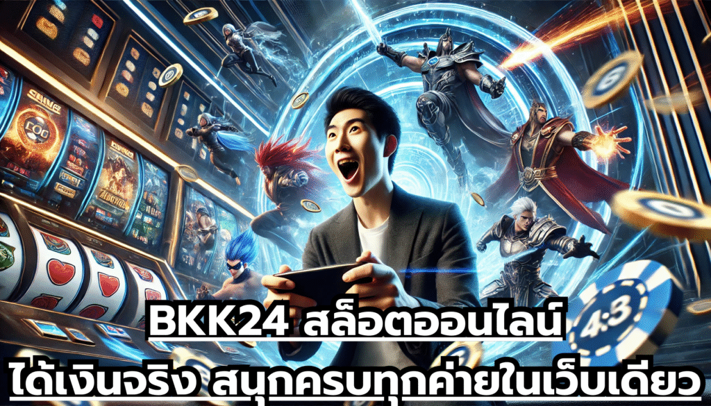 BKK24 สล็อตออนไลน์ได้เงินจริง สนุกครบทุกค่ายในเว็บเดียว